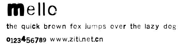 Mello.ttf字體轉換器圖片