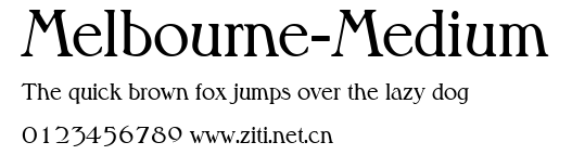 Melbourne-Medium.ttf字體轉換器圖片