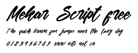 Mekar Script free.ttf