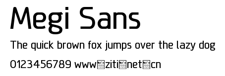 Megi Sans.otf字體轉換器圖片