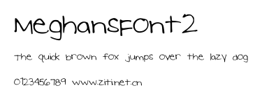 MeghansFont2.ttf字體轉換器圖片