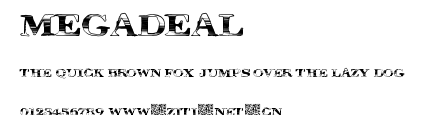MegaDeal.ttf字體轉換器圖片