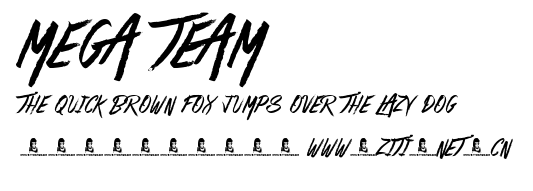 Mega Team .ttf字體轉換器圖片