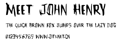 Meet John Henry.ttf字體轉換器圖片