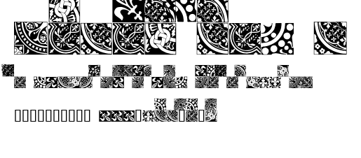 Medieval Tiles I.ttf字體轉換器圖片