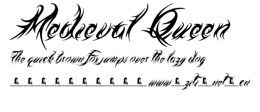Medieval Queen.ttf字體轉換器圖片