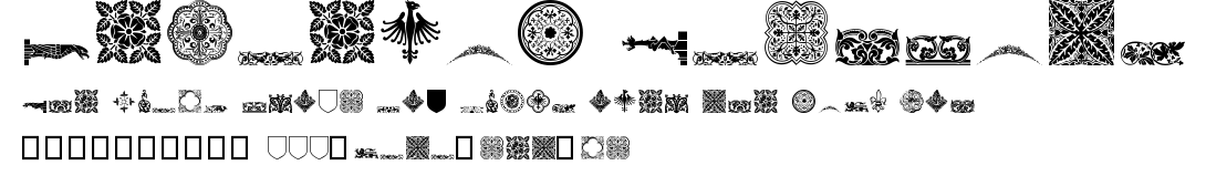 Medieval Dingbats.ttf字體轉換器圖片