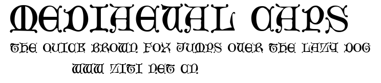 Mediaeval Caps.ttf字體轉換器圖片