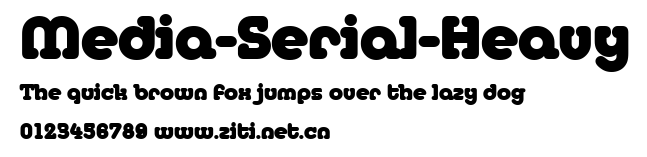 Media-Serial-Heavy.ttf字體轉換器圖片