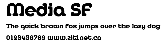 Media SF.ttf字體轉換器圖片