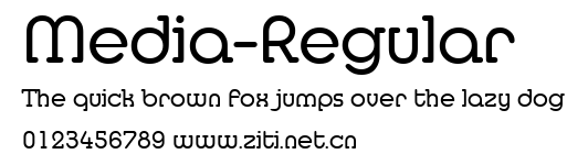 Media-Regular.ttf字體轉換器圖片