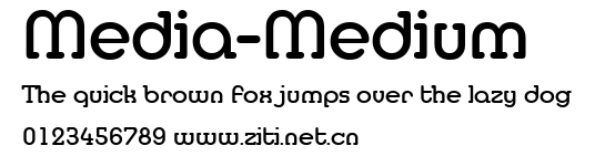 Media-Medium.ttf字體轉換器圖片