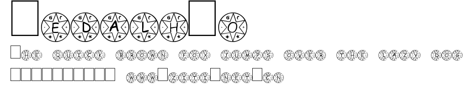 Medalhão.ttf字體轉換器圖片
