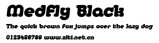 Medfly Black.ttf字體轉換器圖片