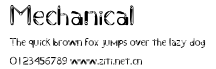 Mechanical.ttf