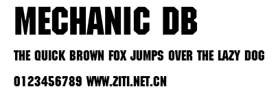 Mechanic DB.ttf