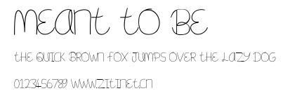 Meant To Be.ttf