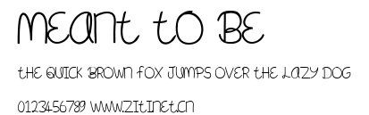 Meant To Be.ttf