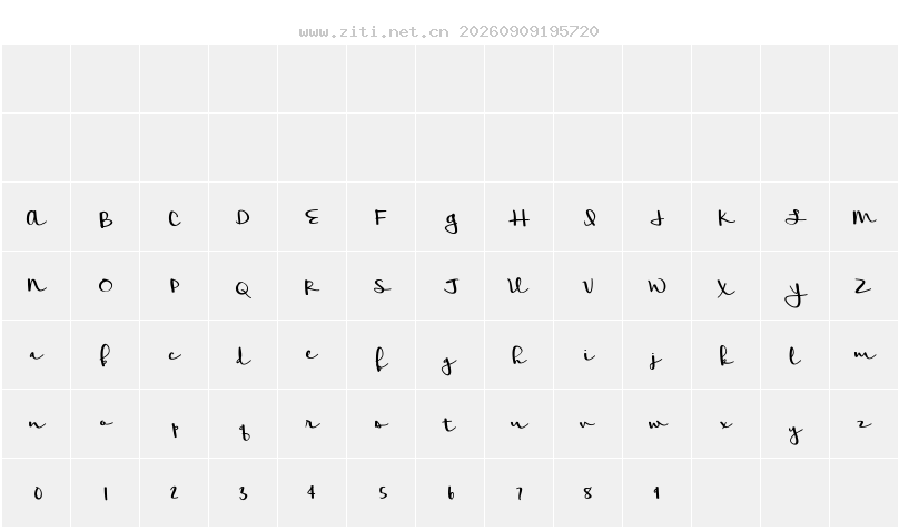字符映射圖