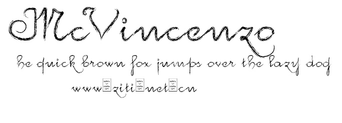 McVincenzo.ttf字體轉換器圖片