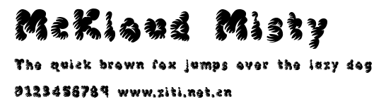 McKloud Misty.ttf字體轉換器圖片
