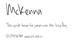 McKenna.ttf字體轉換器圖片
