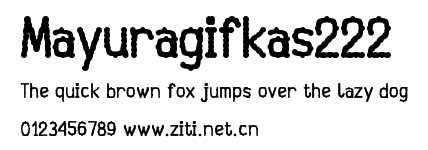 Mayuragifkas222.ttf字體轉換器圖片
