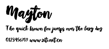 Mayton.otf字體轉換器圖片