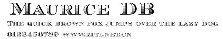 Maurice DB.ttf字體轉換器圖片