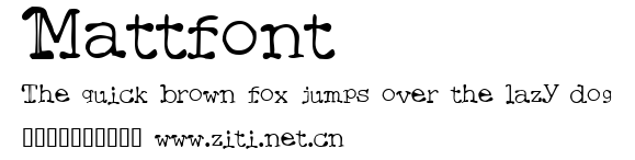 Mattfont.ttf字體轉換器圖片