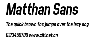Matthan Sans.ttf字體轉換器圖片