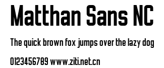 Matthan Sans NC.ttf字體轉換器圖片