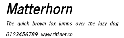 Matterhorn.ttf字體轉換器圖片