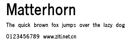 Matterhorn.ttf字體轉換器圖片