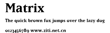Matrix.ttf字體轉換器圖片