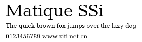 Matique SSi.ttf字體轉換器圖片