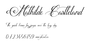 Mathilde Castleland.ttf字體轉換器圖片