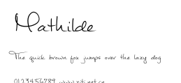 Mathilde.otf字體轉換器圖片