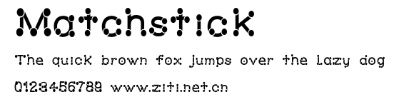 Matchstick.otf字體轉換器圖片