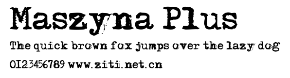 Maszyna Plus.ttf字體轉換器圖片