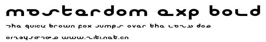 Masterdom Exp Bold.ttf字體轉換器圖片