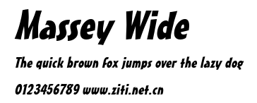 Massey Wide.ttf字體轉換器圖片