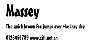 Massey.ttf字體轉換器圖片
