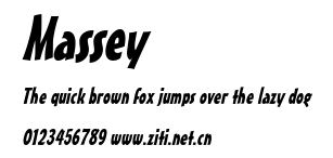 Massey.ttf字體轉換器圖片