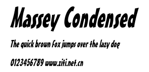 Massey Condensed.ttf字體轉換器圖片
