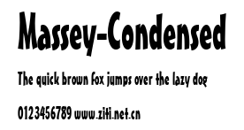 Massey-Condensed.ttf字體轉換器圖片
