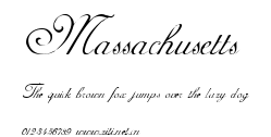 Massachusetts.ttf字體轉換器圖片