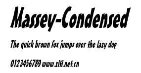 Massey-Condensed.ttf字體轉換器圖片