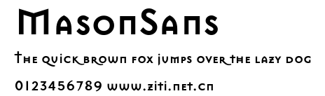 MasonSans.ttf字體轉換器圖片