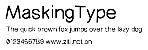 MaskingType.ttf字體轉換器圖片